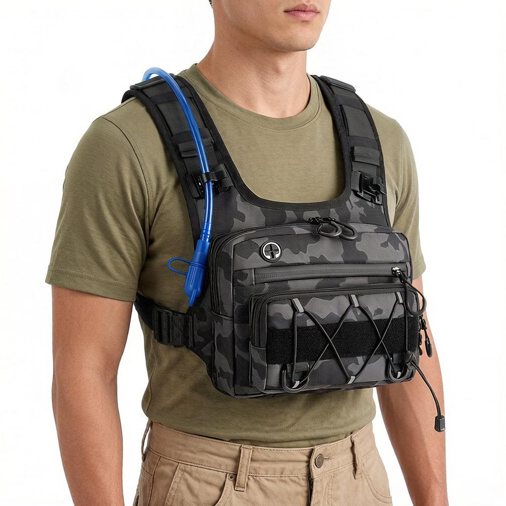 Cycling Gear Vest - Chaleco de hidratación para correr, ciclismo,