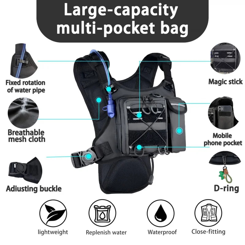 Cycling Gear Vest - ​ Chaleco Táctico de Alta Calidad