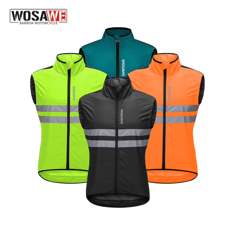 Cycling Gear Vest - Chaleco Cortavientos para Ciclismo WOSAWE para