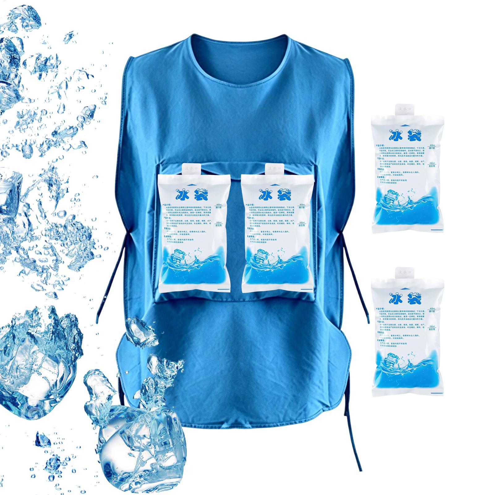Cycling Heat Gear - Chaleco Refrigerante con 4 Bolsas de