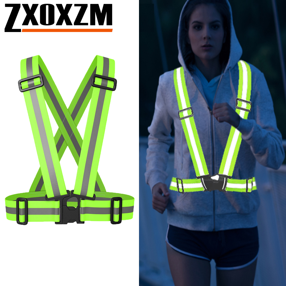 Cycling Gear Vest - Chaleco para correr de noche, chaleco