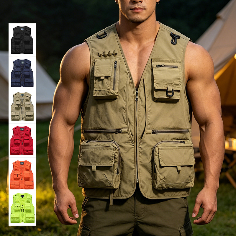 Cycling Gear Vest - Chaleco de Trabajo de Verano para
