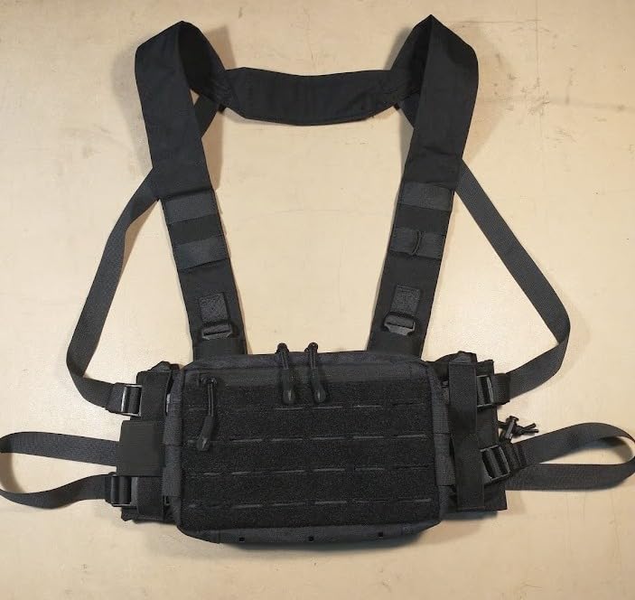 Cycling Gear Vest - Bolso de Pecho para Hombre, Riñonera