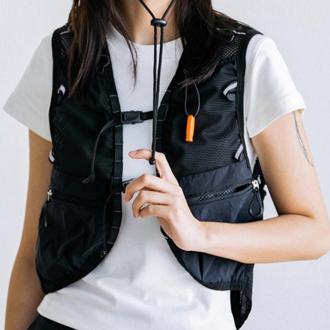 Cycling Gear Vest - Chaleco Utilitario Unisex para Exteriores, con