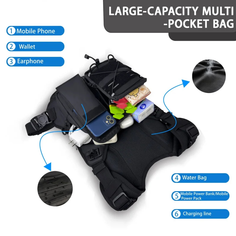 ​ Chaleco Táctico de Alta Cali - Cycling Gear Vest reseña y precio
