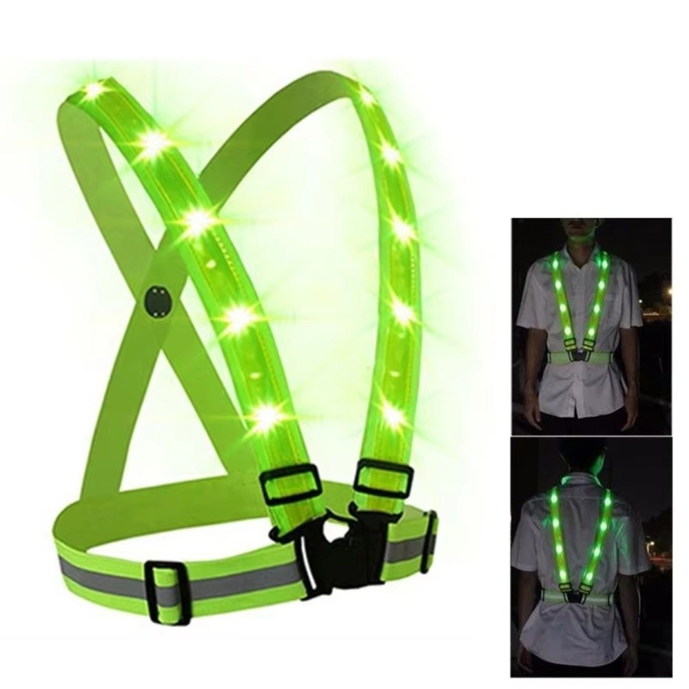 Nuevo Chaleco de Seguridad LED - Cycling Gear Vest reseña y precio