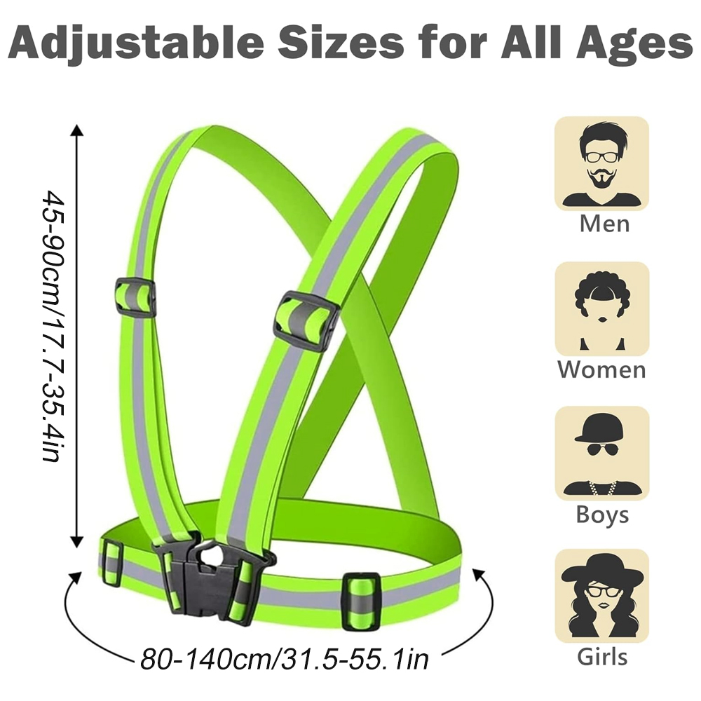Chaleco para correr de noche,  - Cycling Gear Vest reseña y precio