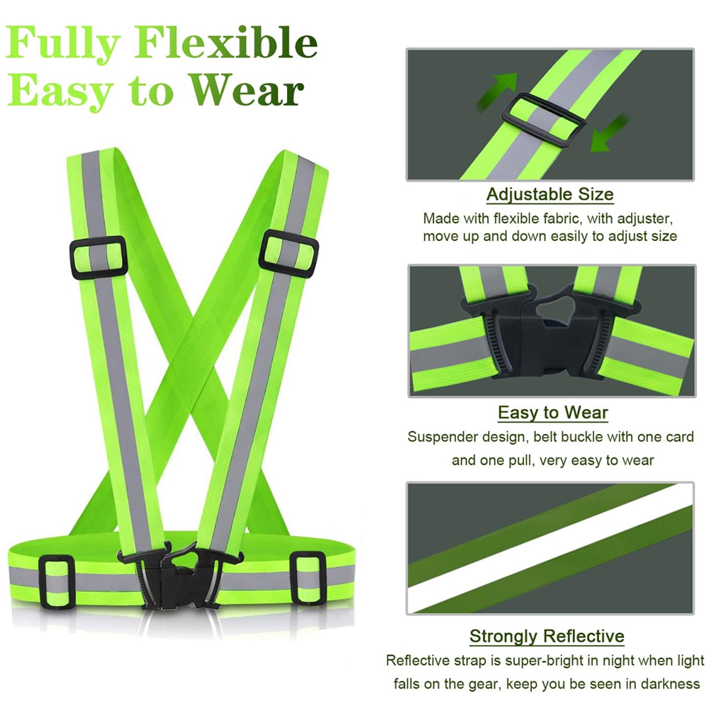Chaleco para correr de noche,  - Cycling Gear Vest reseña y precio