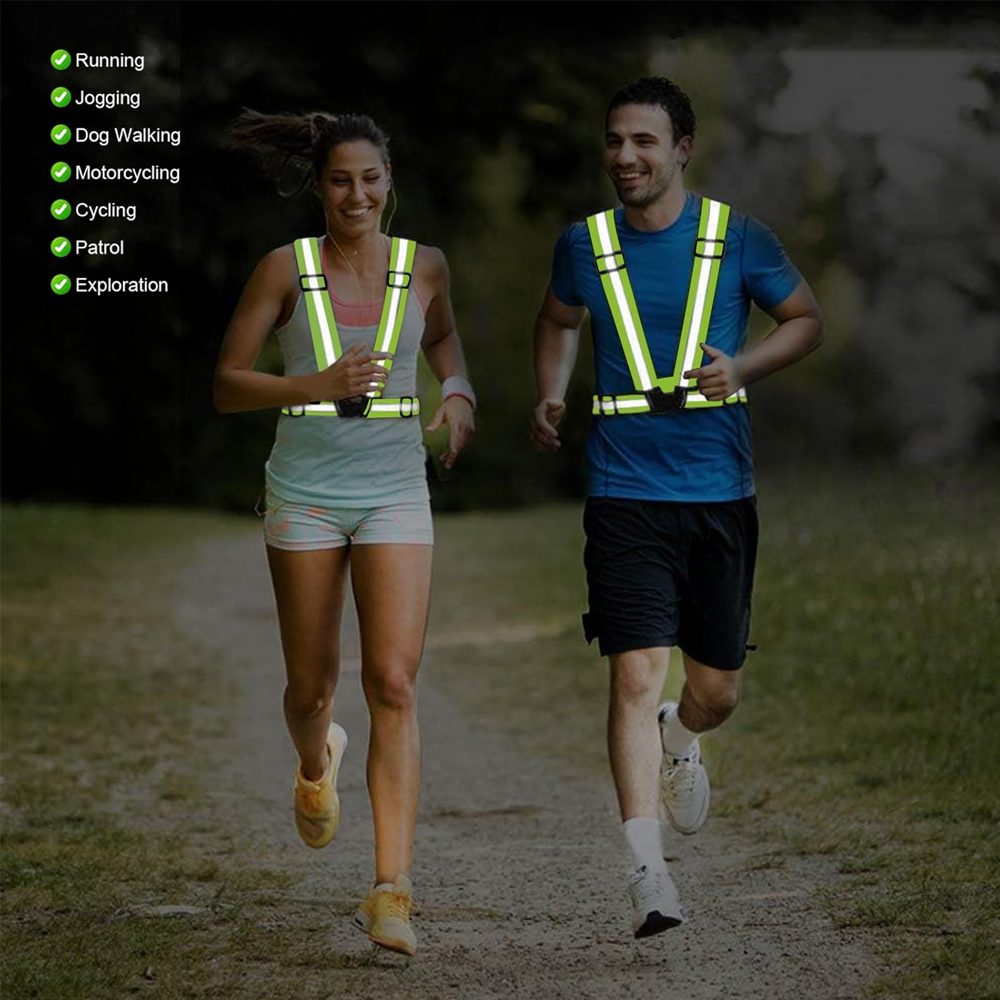 Chaleco para correr de noche,  - Cycling Gear Vest reseña y precio